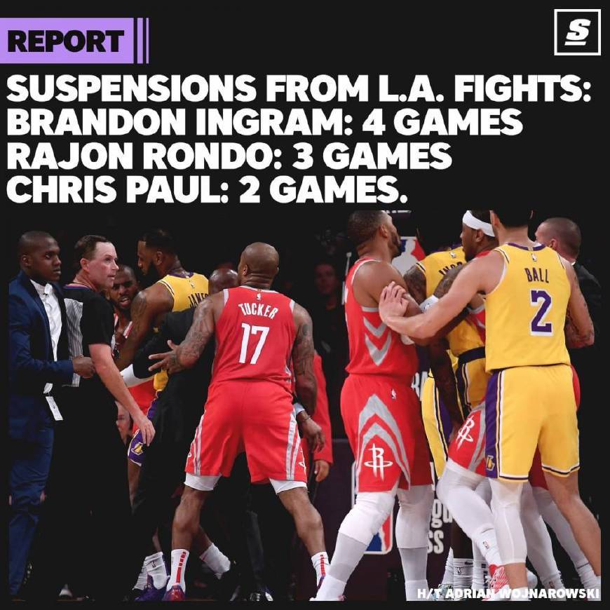  老鹰悍将冲突遭禁赛，联盟重申纪律条款  